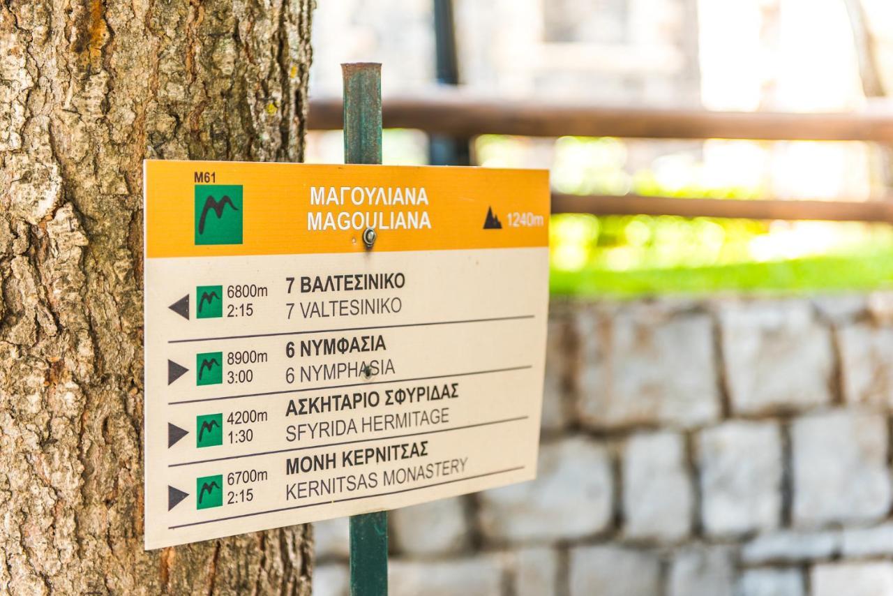 Ferienwohnung «Σκλάβας Χνάρι» Παραδοσιακός Ξενώνας Magouliana Exterior foto